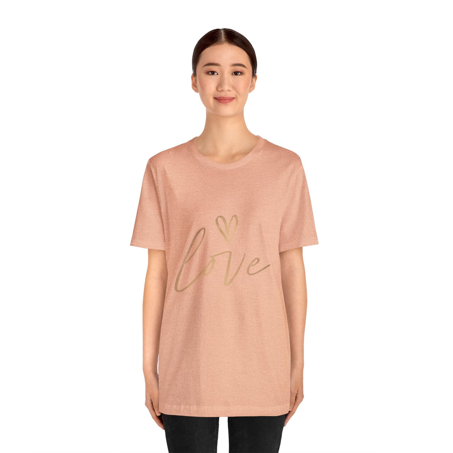 Love GOLD Unisex Jersey Short Sleeve Tee