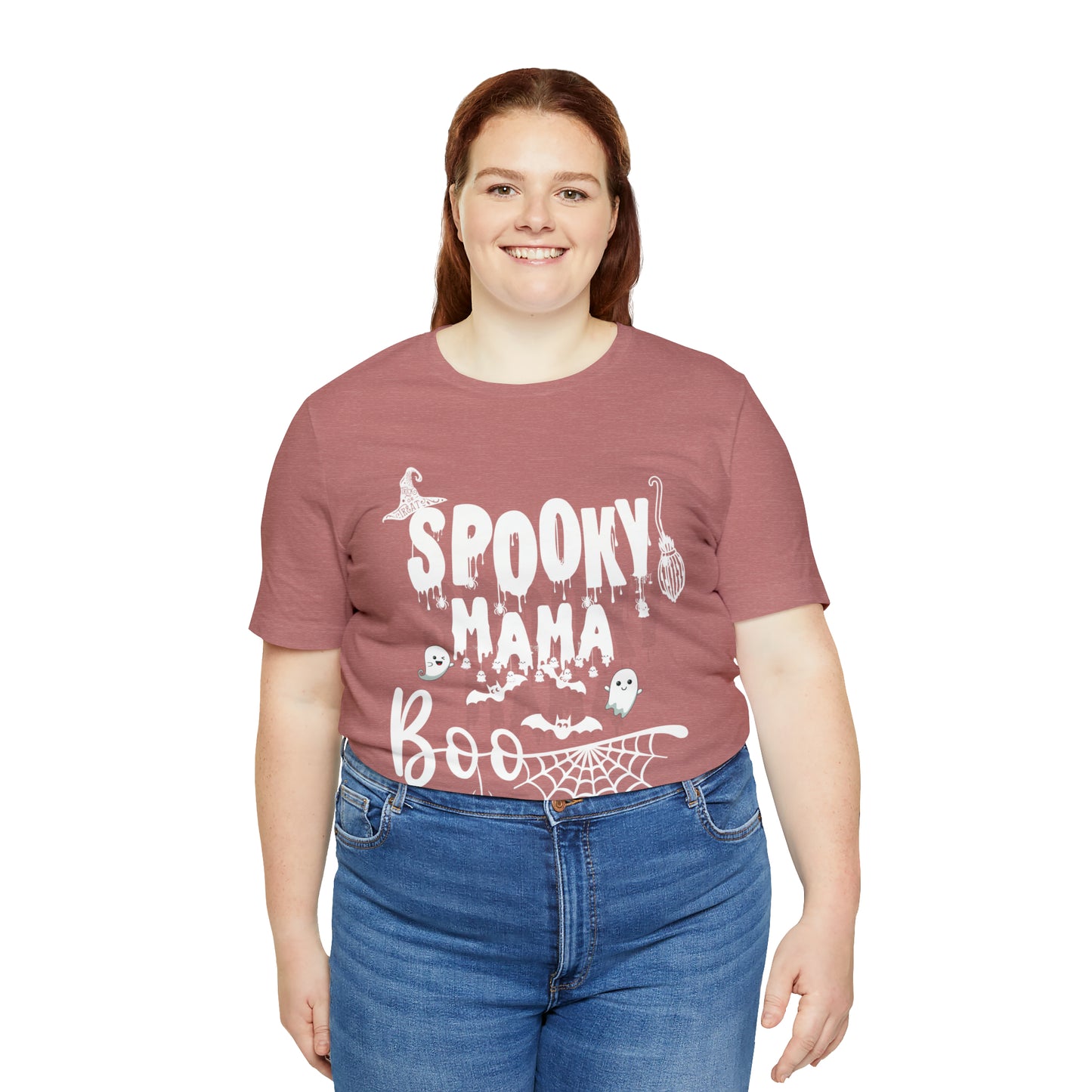 Spooky Mama Jersey Short Sleeve Tee