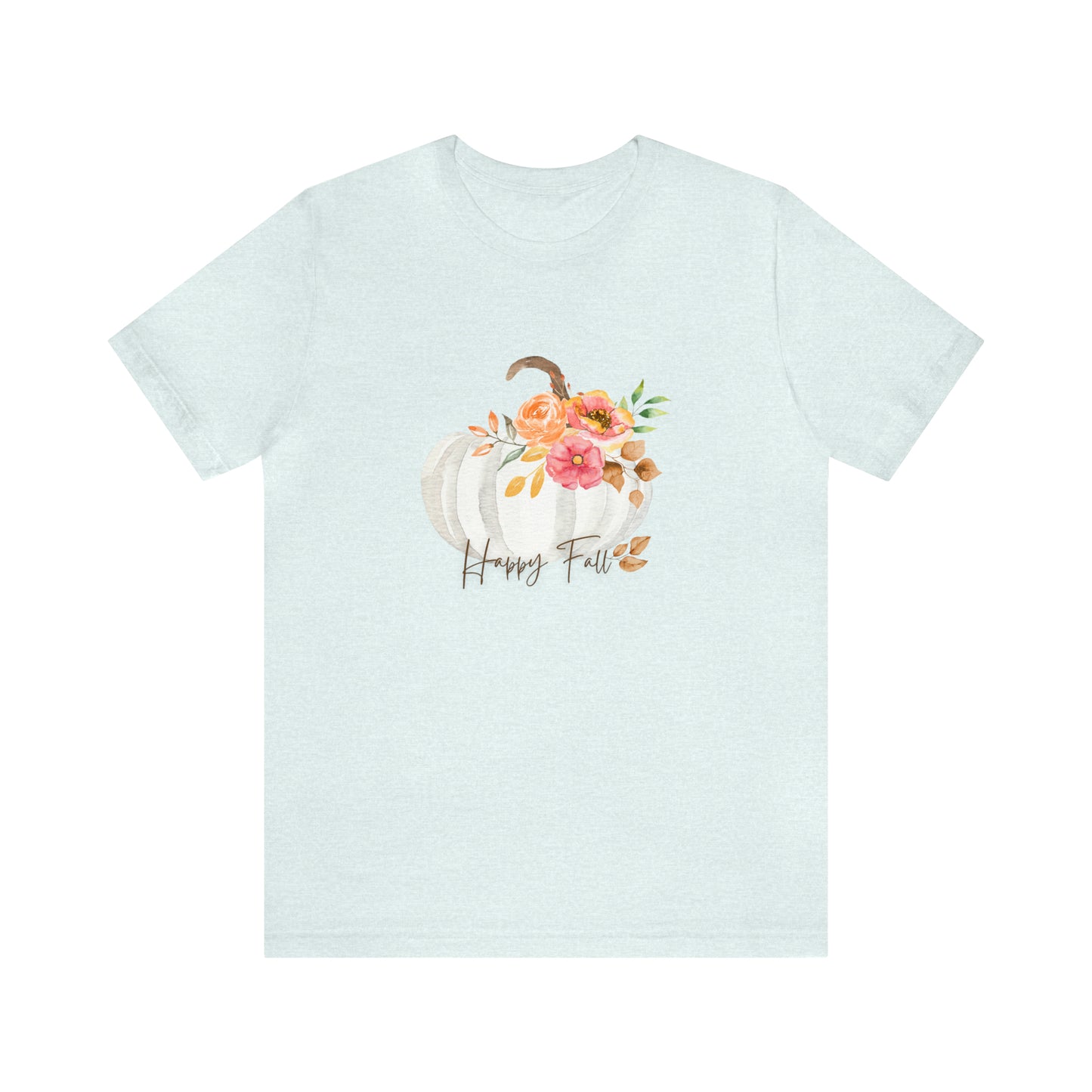 Happy Fall Pumpkin Jersey Short Sleeve Tee