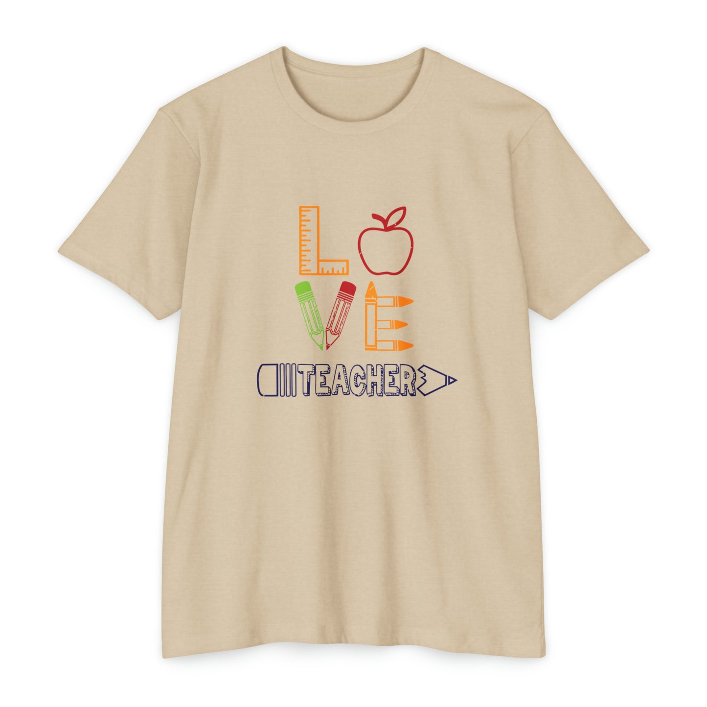 LOVE teacher Jersey T-shirt