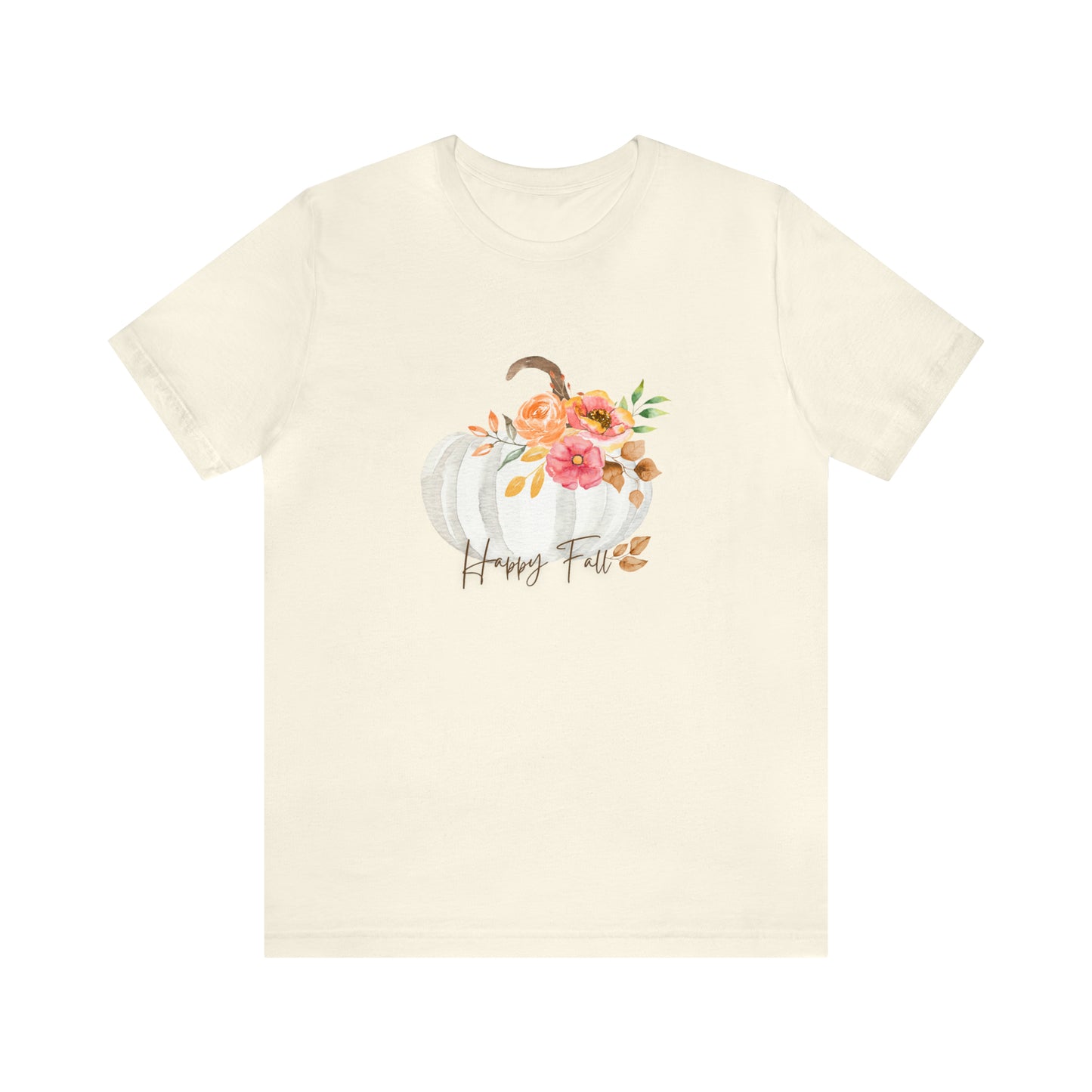 Happy Fall Pumpkin Jersey Short Sleeve Tee