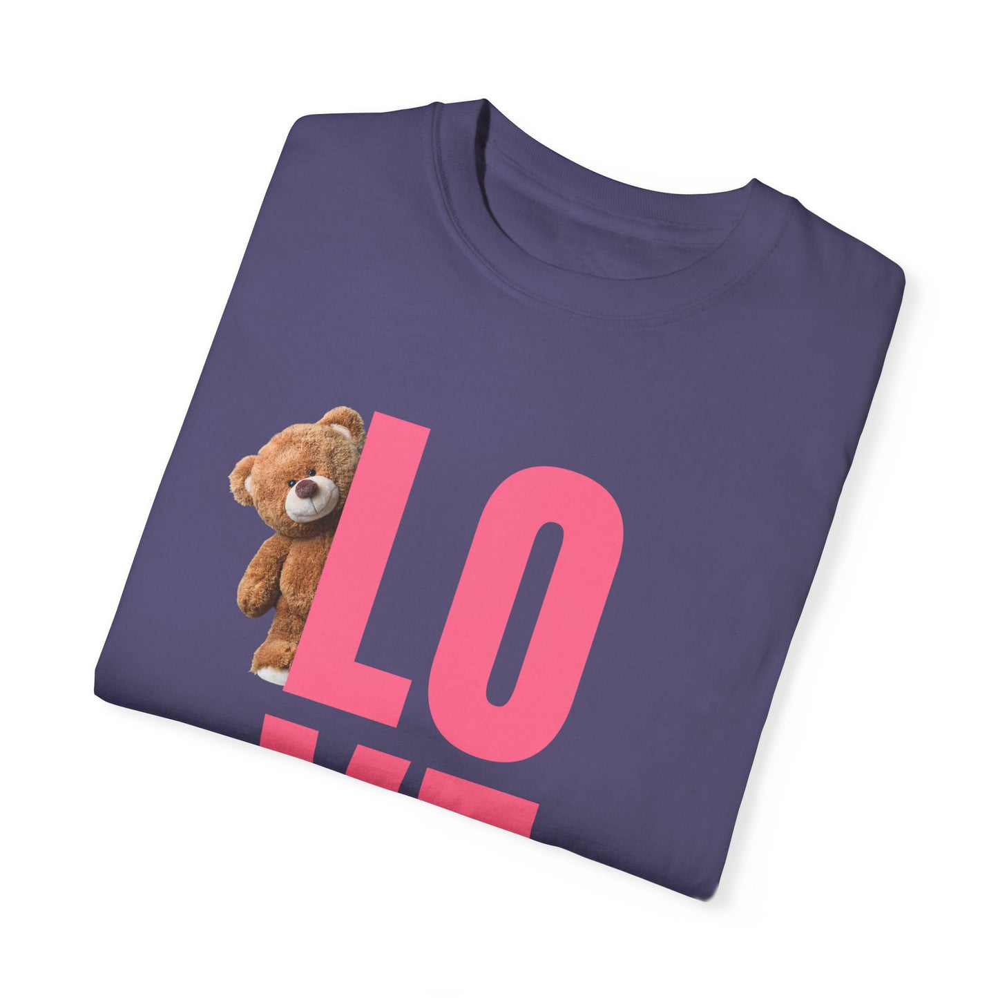 LOVE Bear Unisex Garment-Dyed T-shirt