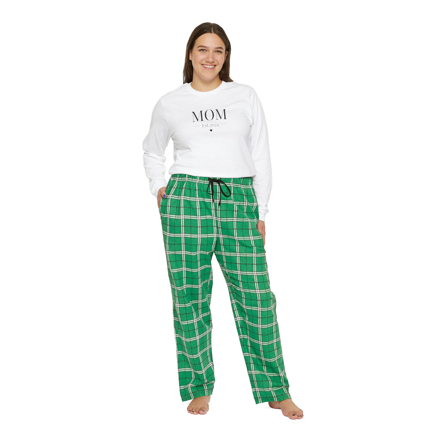 Mom est. 2024 Women's Long Sleeve Pajama Set