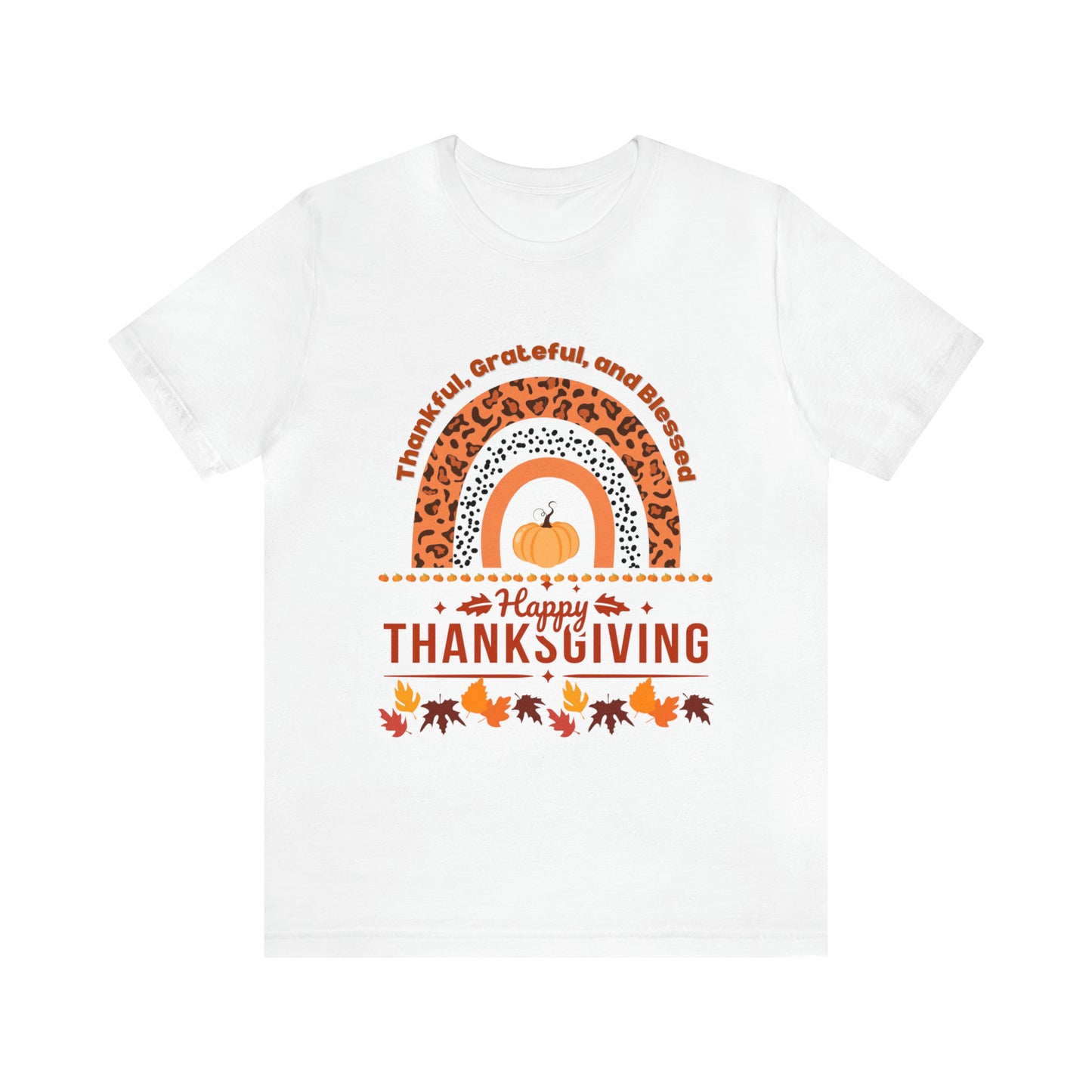 Happy Thanksgiving  Jersey Short Sleeve Tee