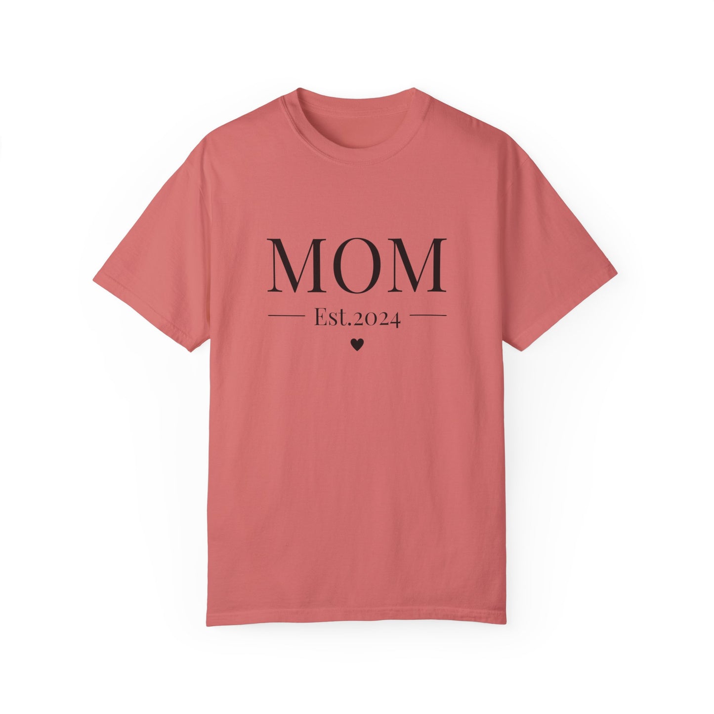 Mom est. 2024 Unisex Garment-Dyed T-shirt