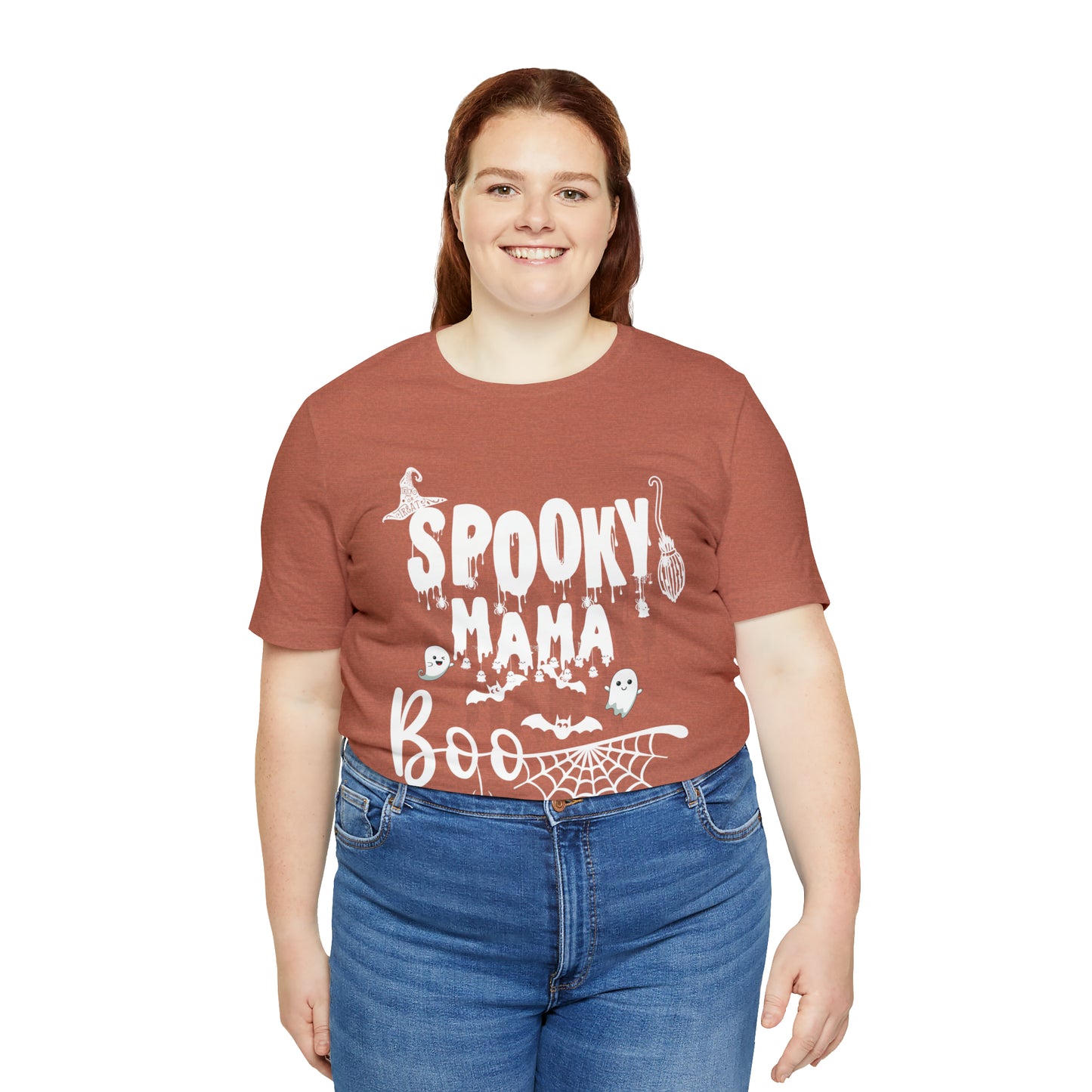 Spooky Mama Jersey Short Sleeve Tee