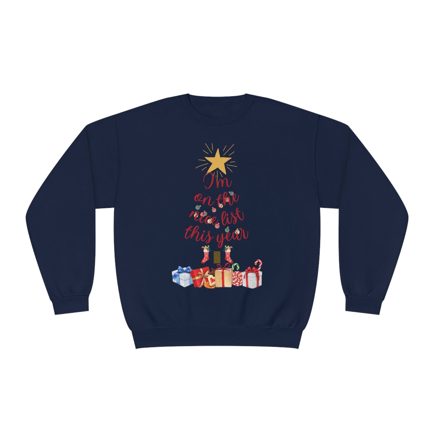 on the nice list NuBlend® Crewneck Sweatshirt