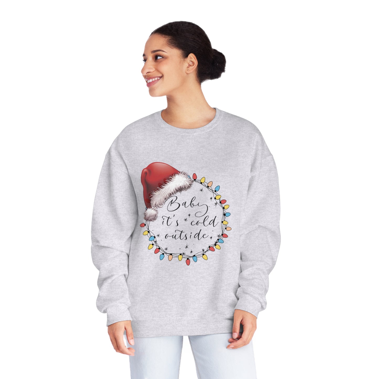 Baby its cold outside NuBlend® Crewneck Sweatshirt