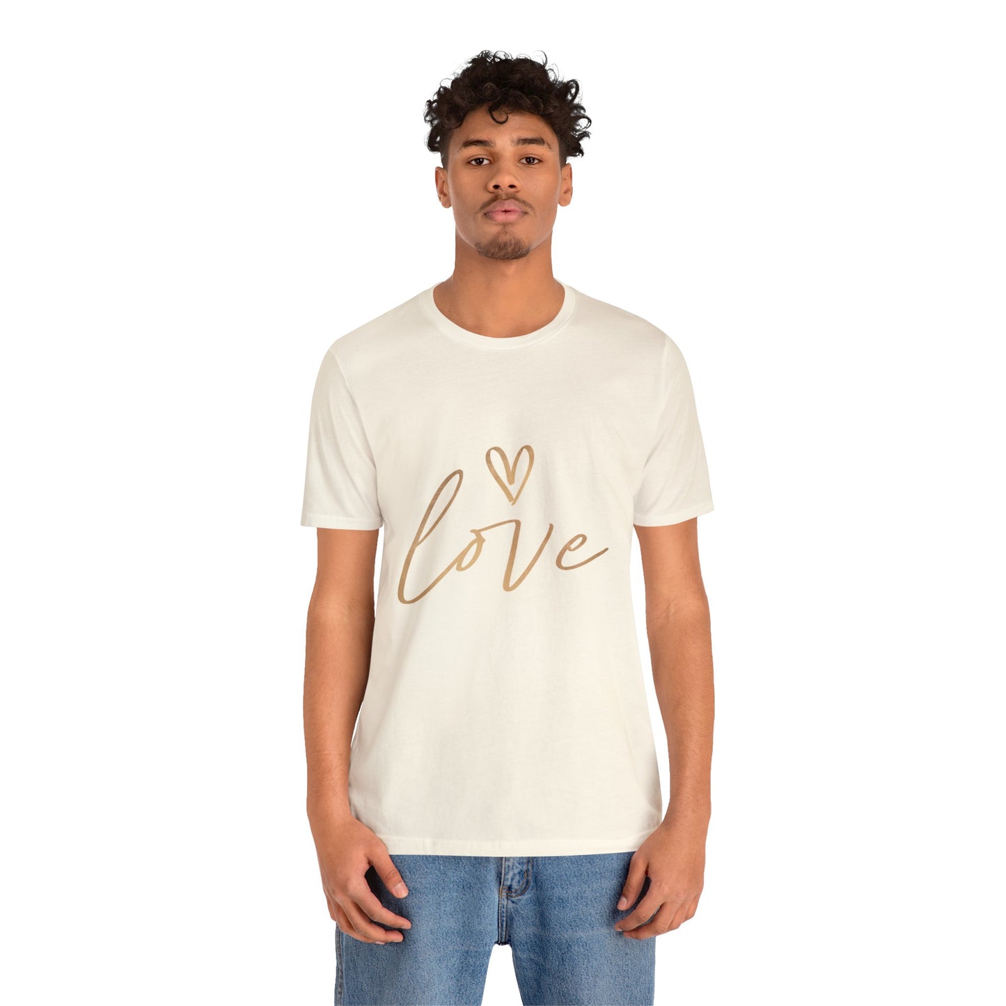 Love GOLD Unisex Jersey Short Sleeve Tee