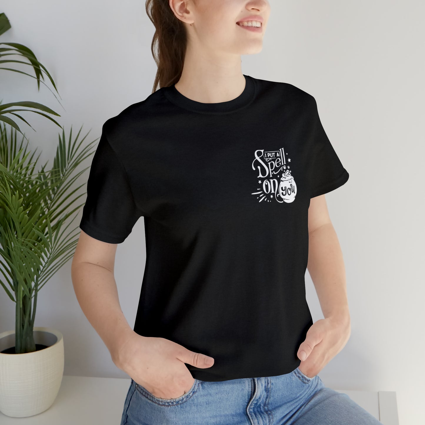 I put a spell on you Hocus Pocus Jersey Short Sleeve Tee