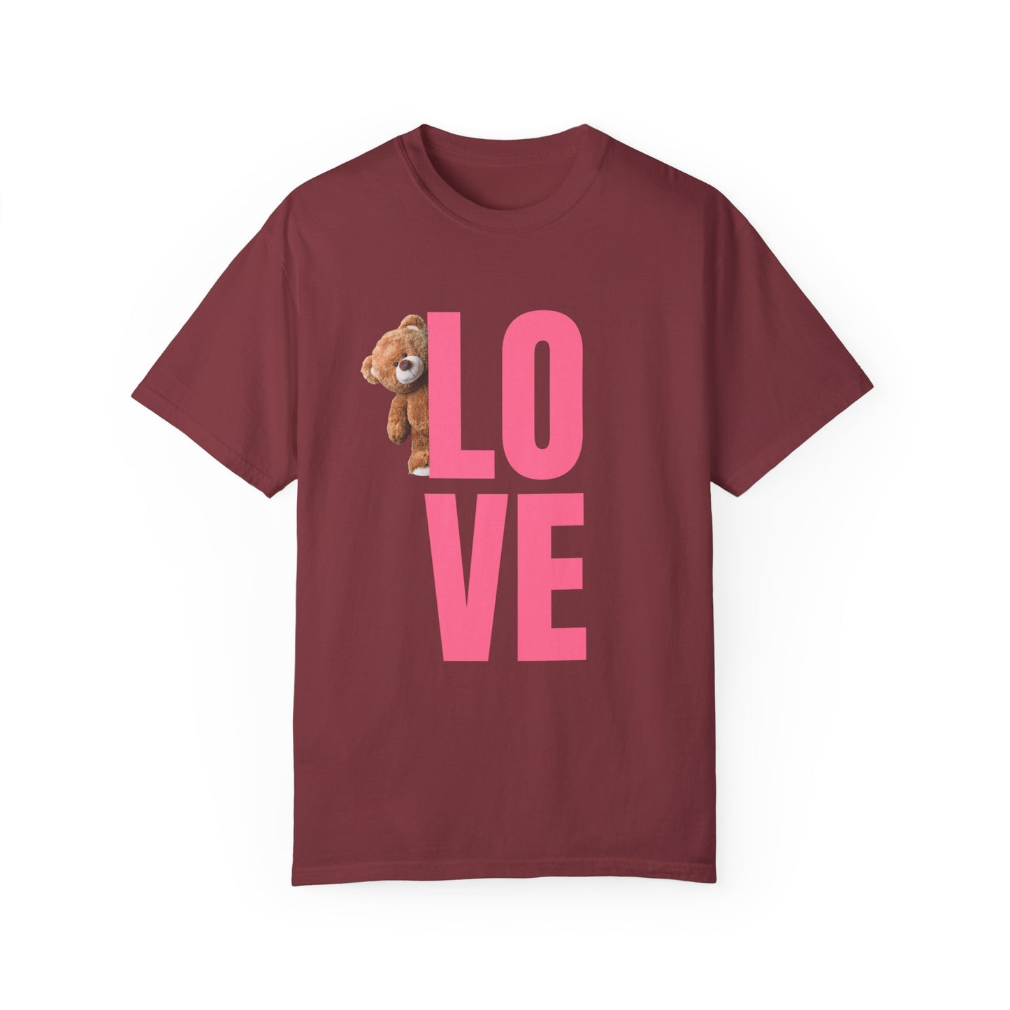 LOVE Bear Unisex Garment-Dyed T-shirt