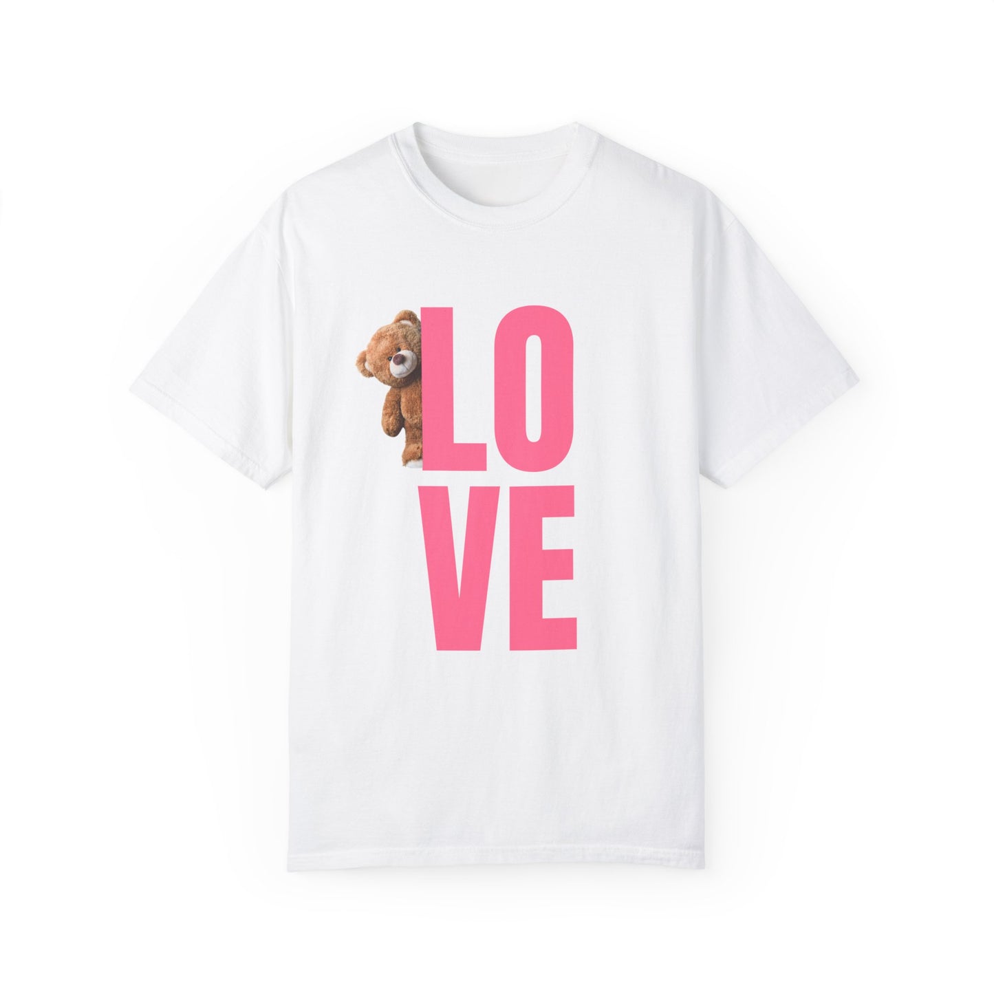 LOVE Bear Unisex Garment-Dyed T-shirt