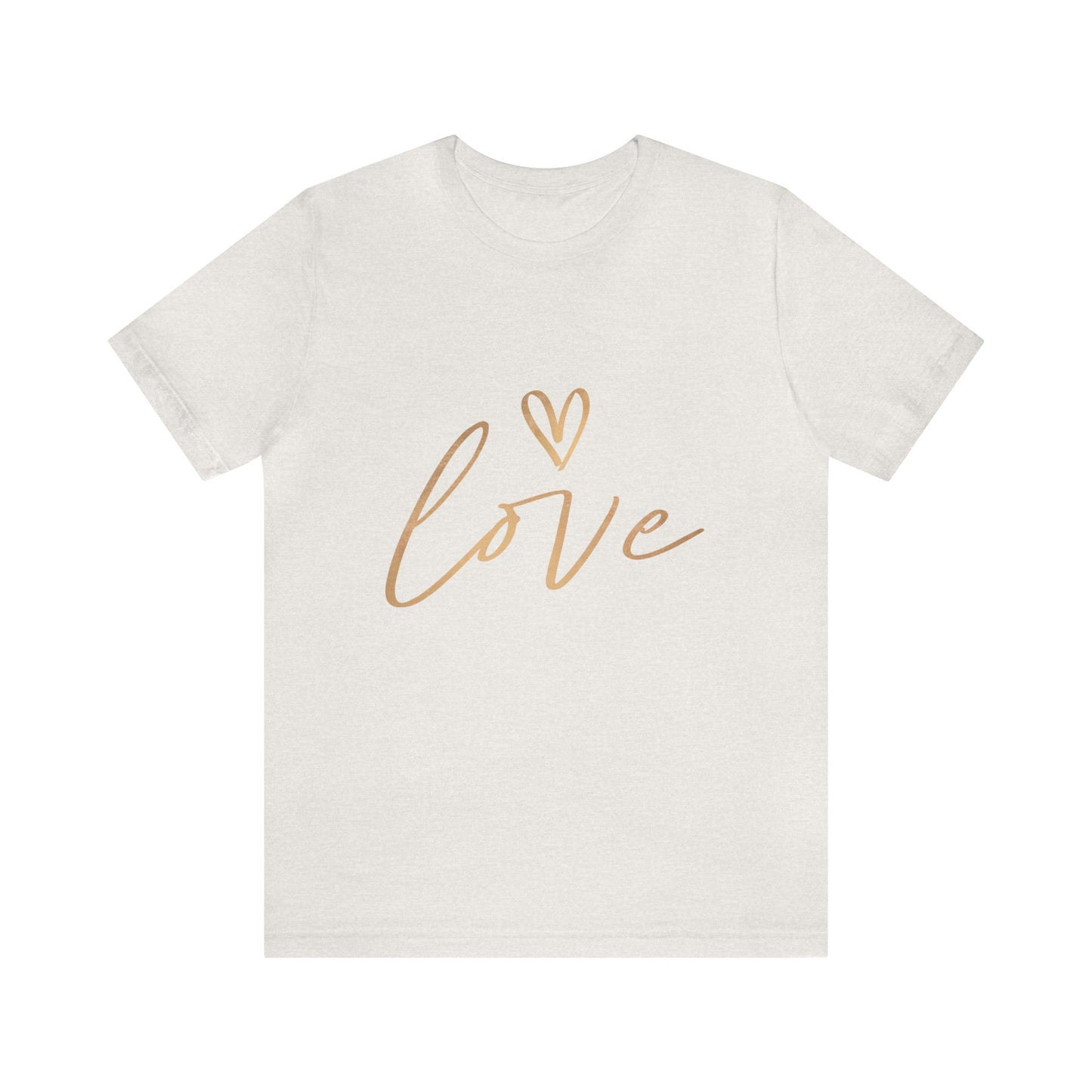 Love GOLD Unisex Jersey Short Sleeve Tee