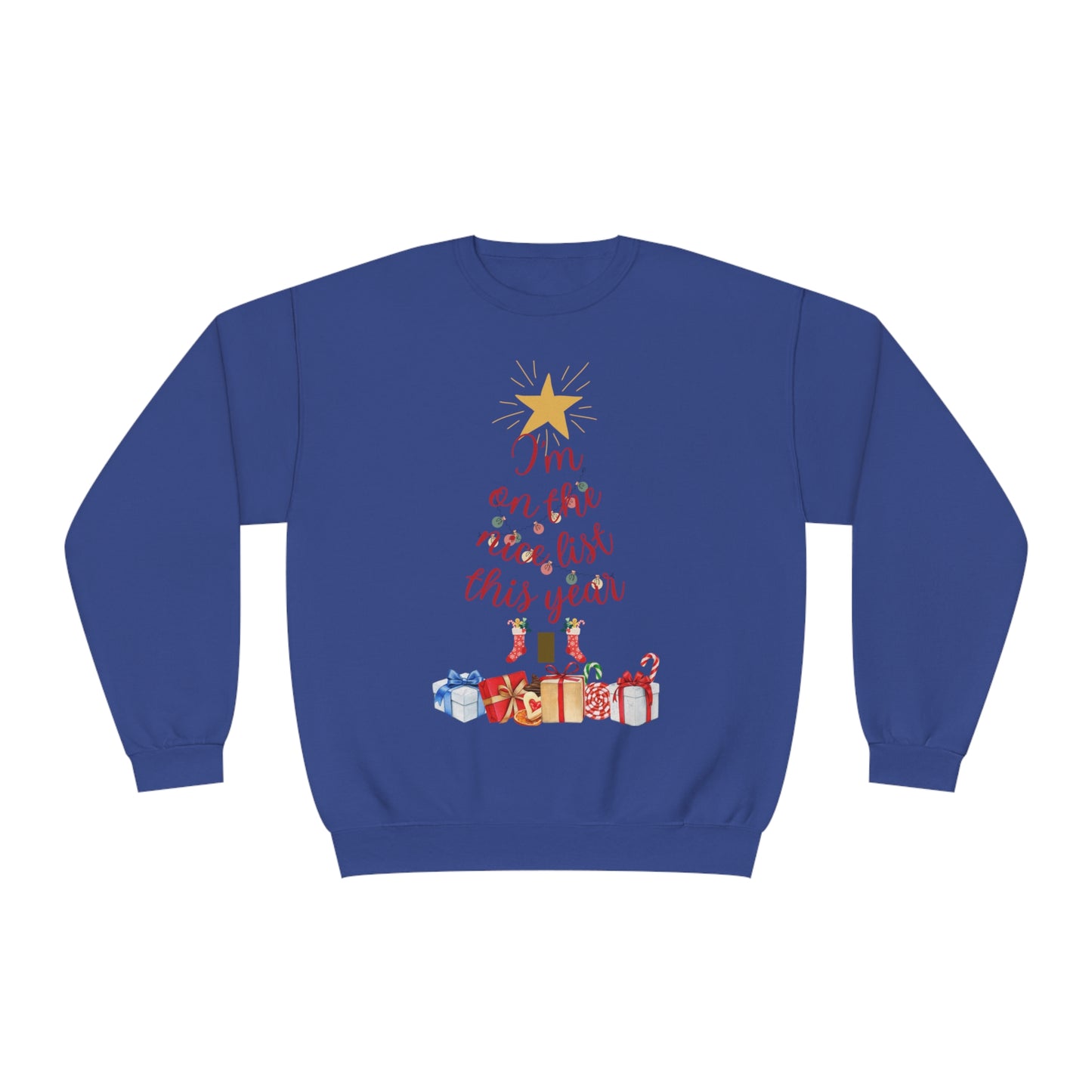 on the nice list NuBlend® Crewneck Sweatshirt