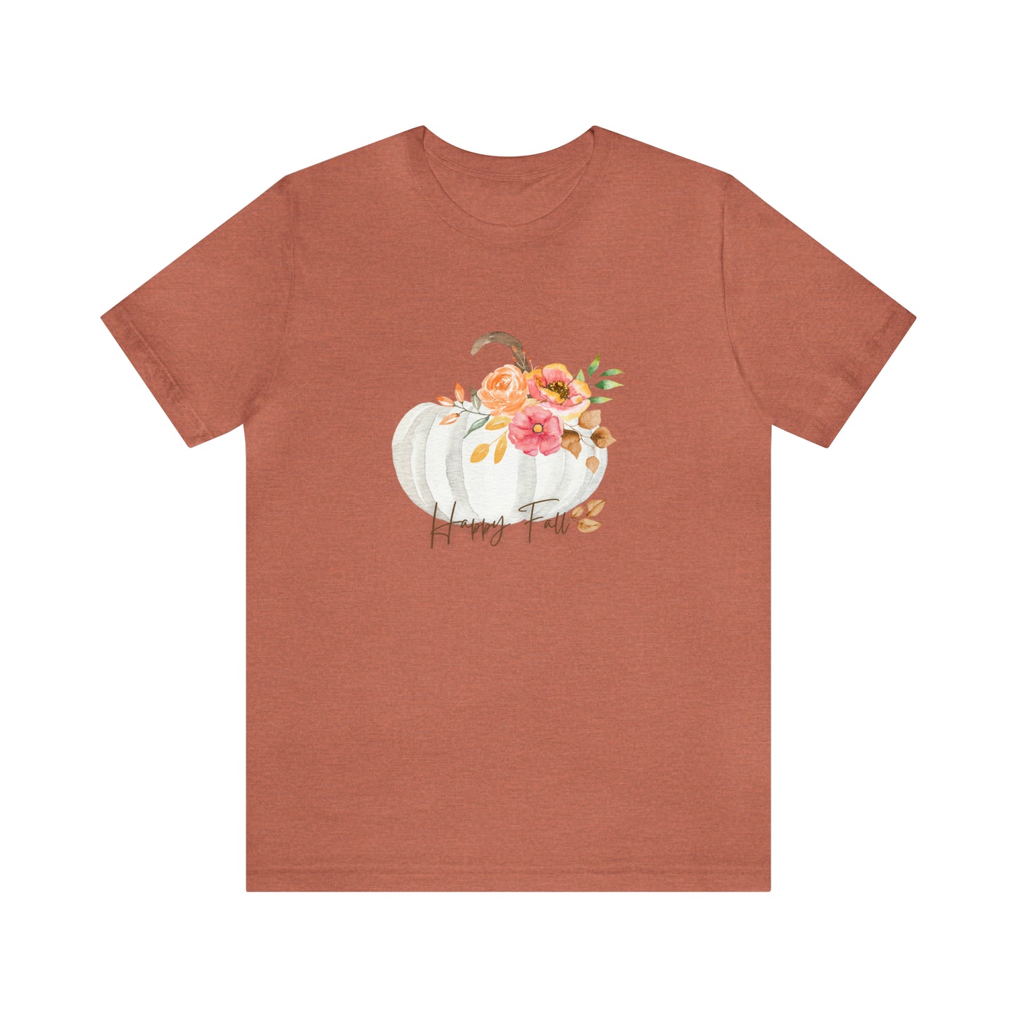 Happy Fall Pumpkin Jersey Short Sleeve Tee