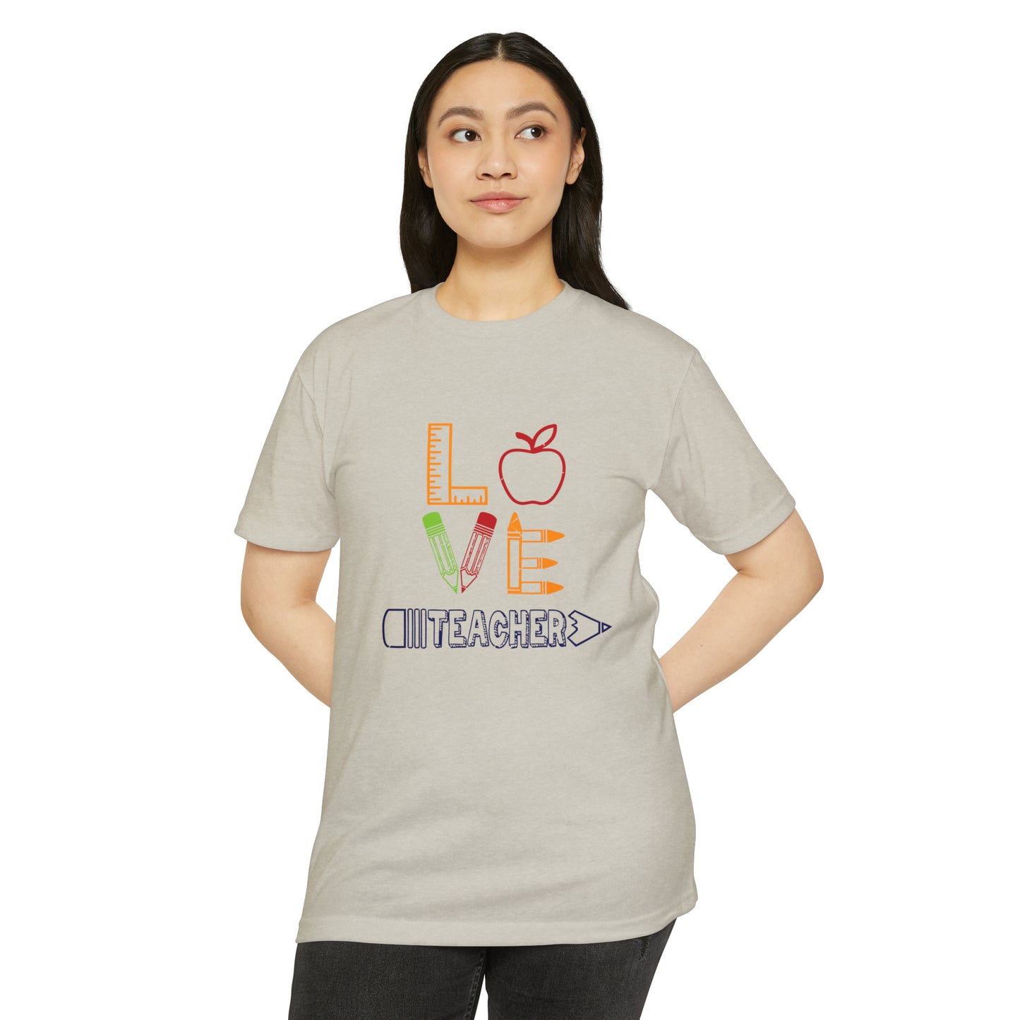 LOVE teacher Jersey T-shirt