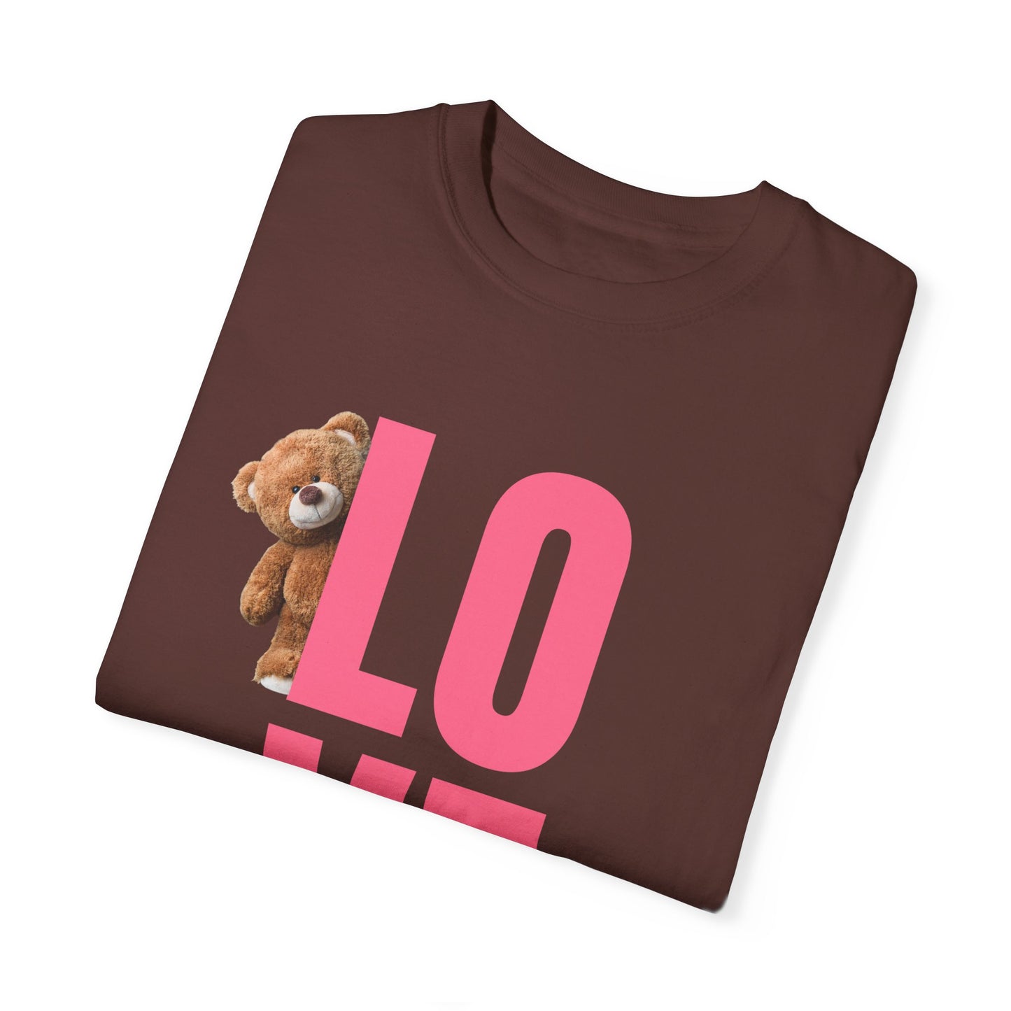 LOVE Bear Unisex Garment-Dyed T-shirt