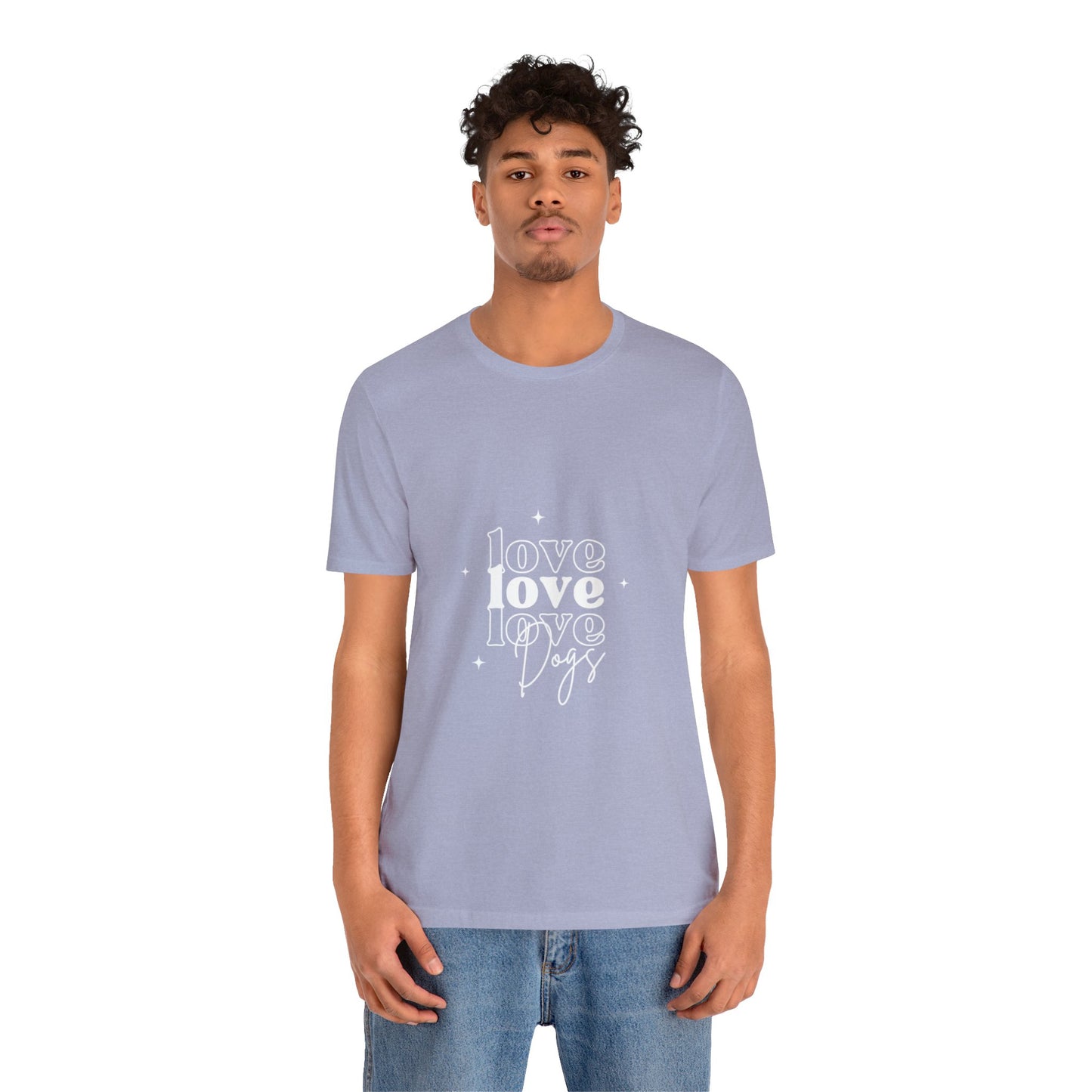 Love Love Love Dogs Unisex Jersey Short Sleeve Tee