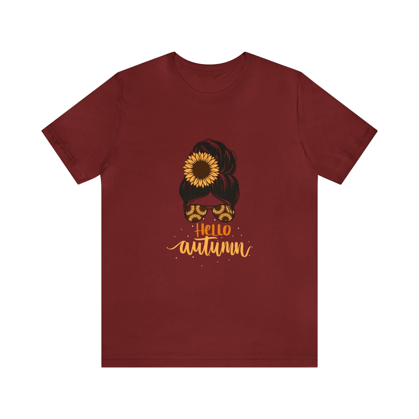 Hello Autumn Jersey Short Sleeve Tee