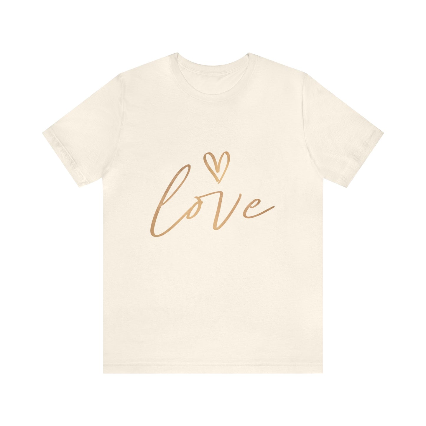 Love GOLD Unisex Jersey Short Sleeve Tee