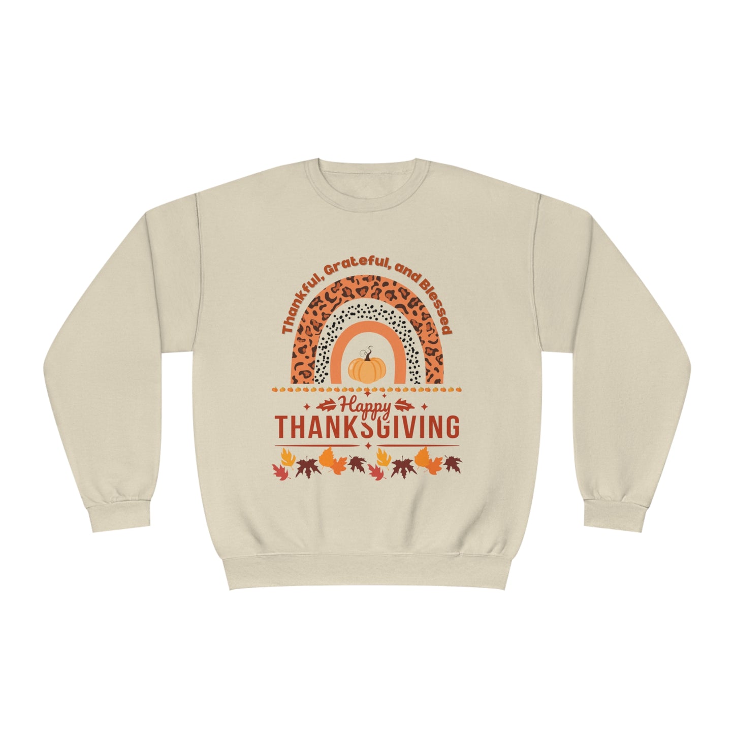 Happy Thanksgiving NuBlend® Crewneck Sweatshirt