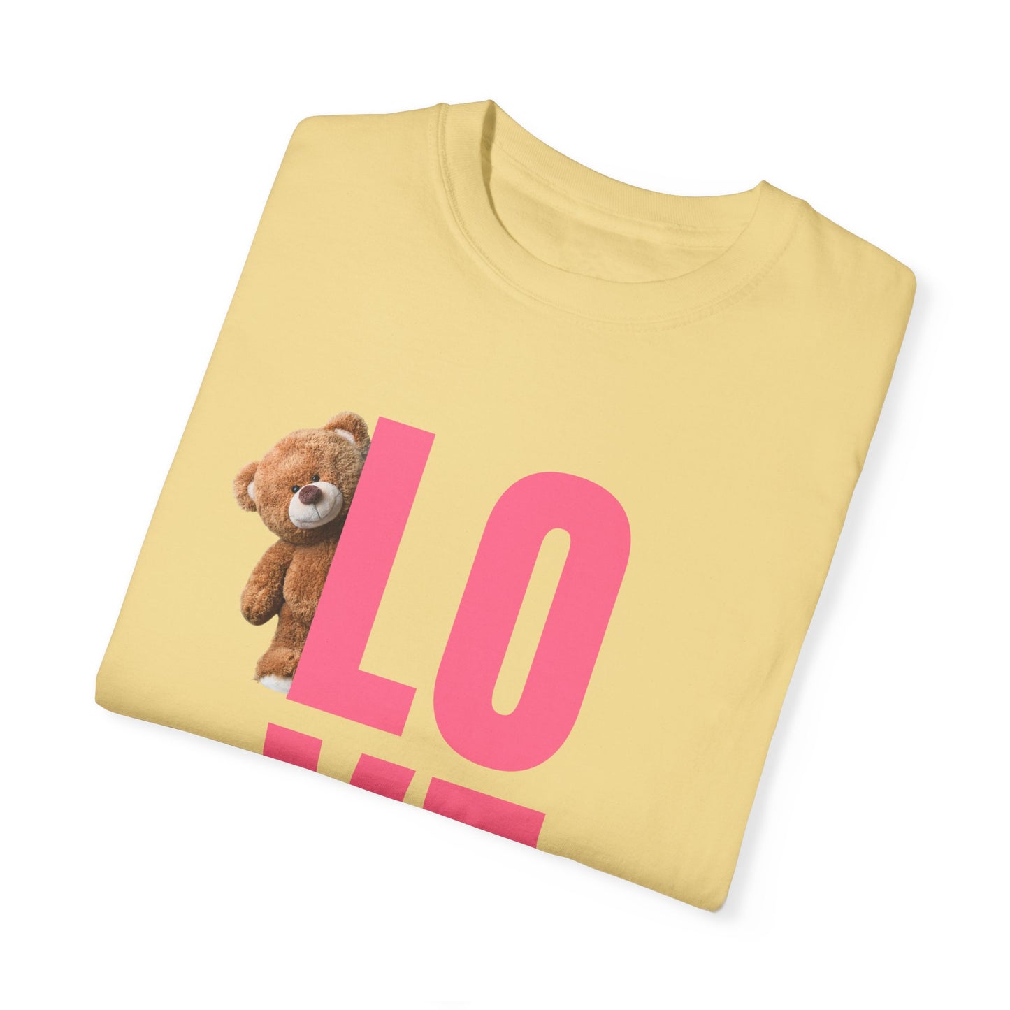 LOVE Bear Unisex Garment-Dyed T-shirt