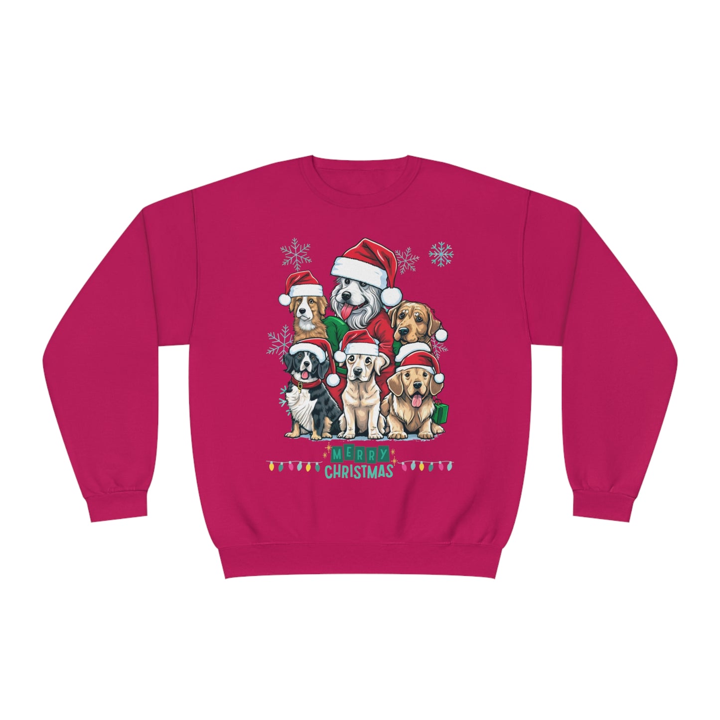 Merry Christmas Doggos NuBlend® Crewneck Sweatshirt