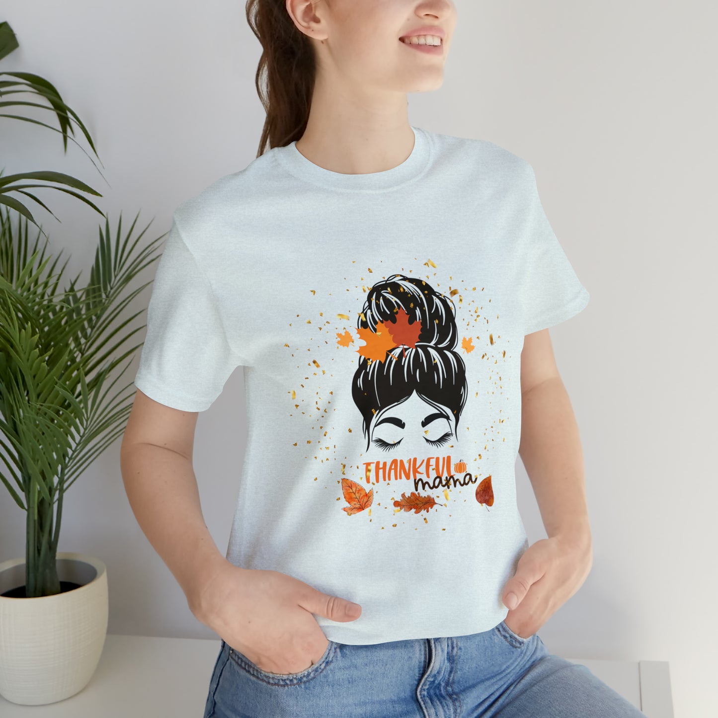 Thankful Mama Jersey Short Sleeve Tee