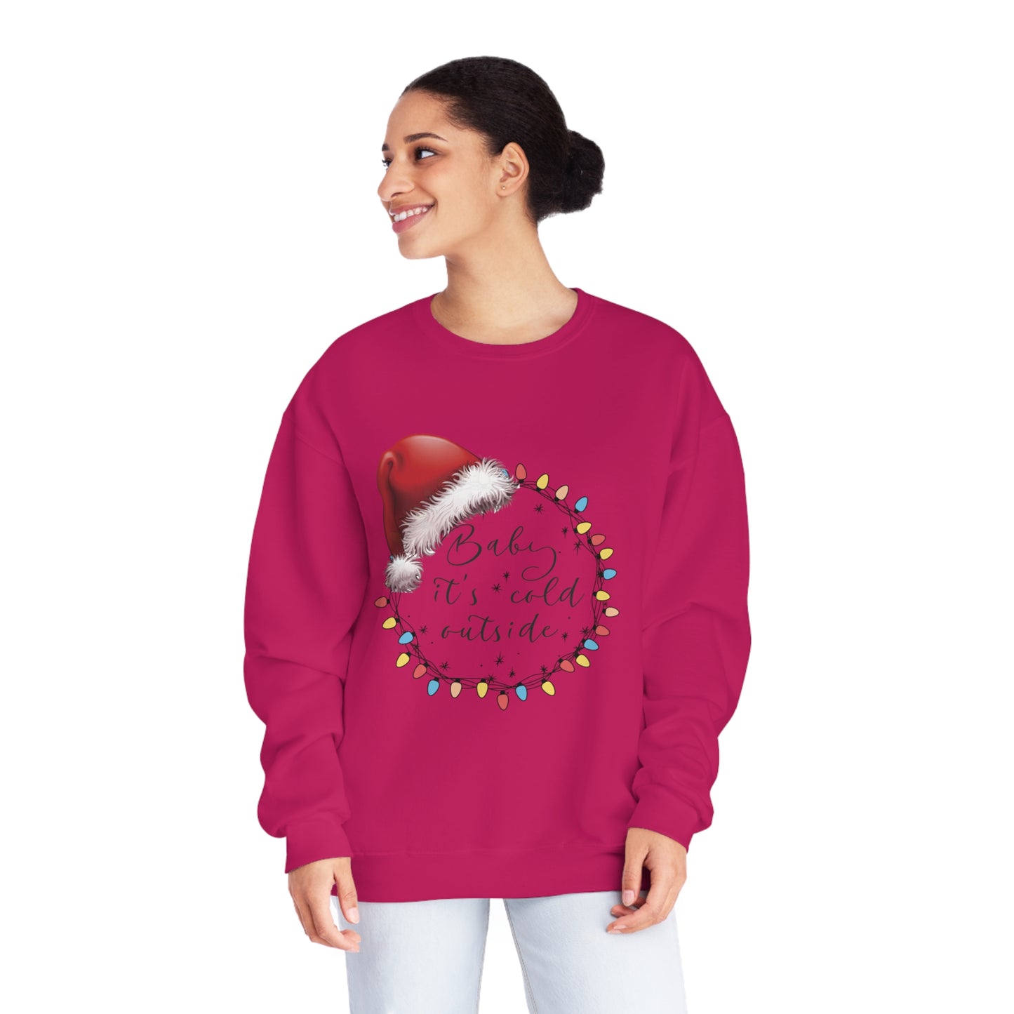 Baby its cold outside NuBlend® Crewneck Sweatshirt