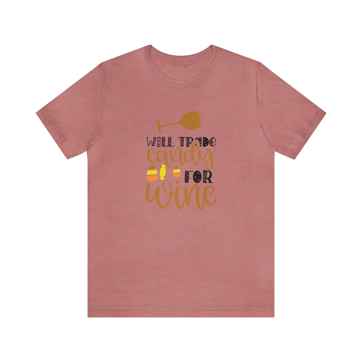 Trade Candy for Wine Jersey Short Sleeve Tee