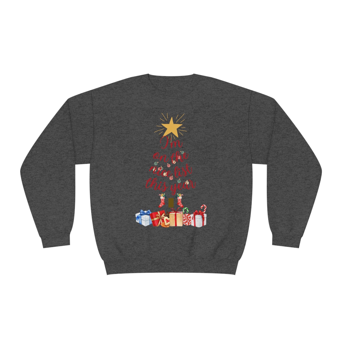 on the nice list NuBlend® Crewneck Sweatshirt