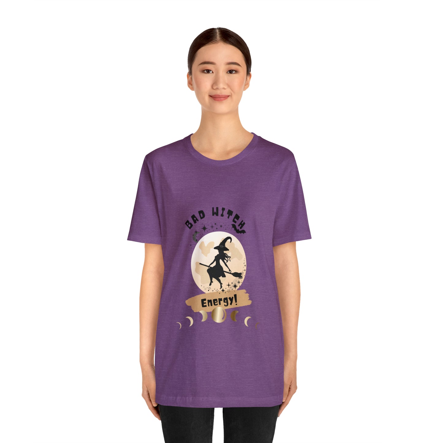 Bad Witch Energy Jersey Short Sleeve Tee