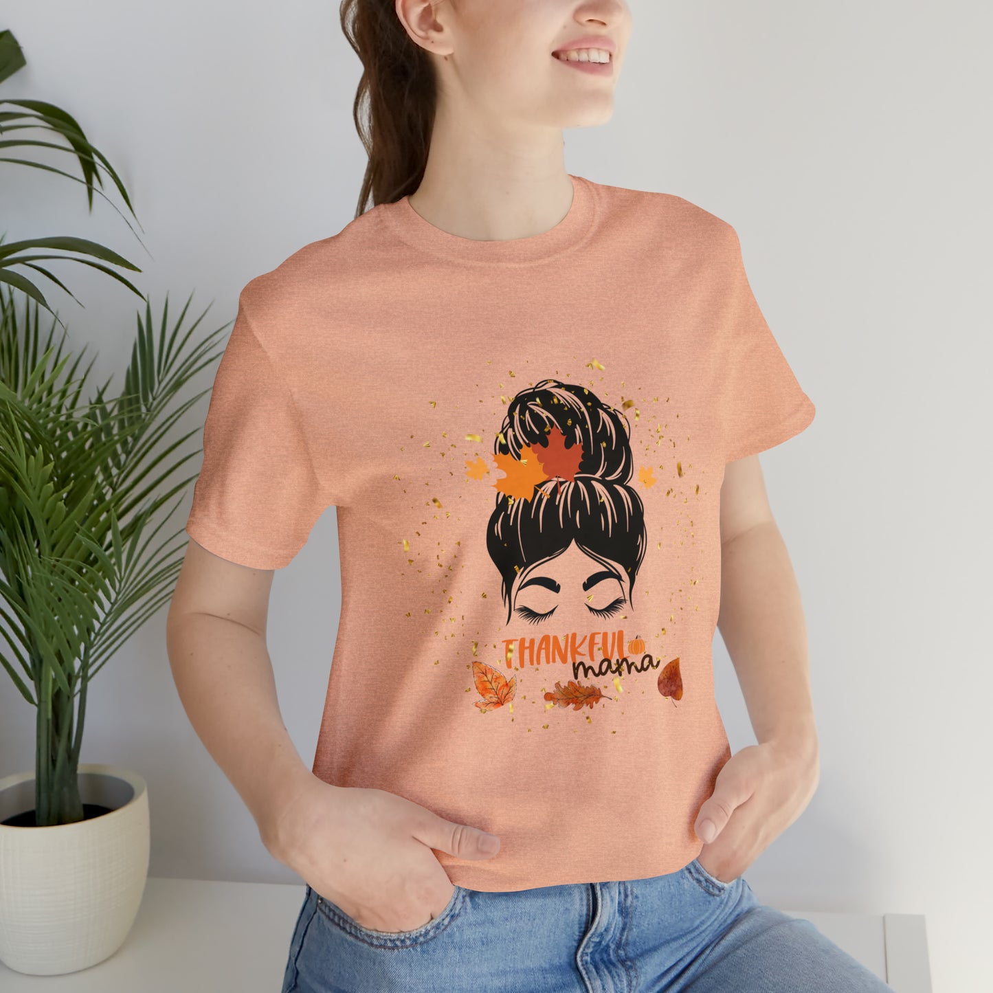 Thankful Mama Jersey Short Sleeve Tee