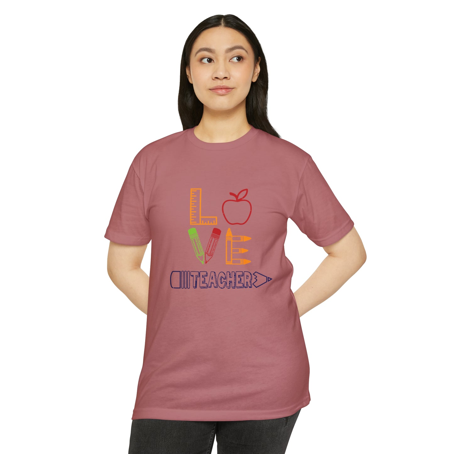 LOVE teacher Jersey T-shirt