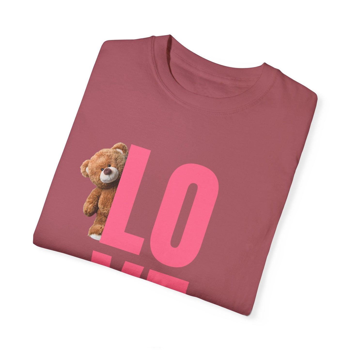 LOVE Bear Unisex Garment-Dyed T-shirt