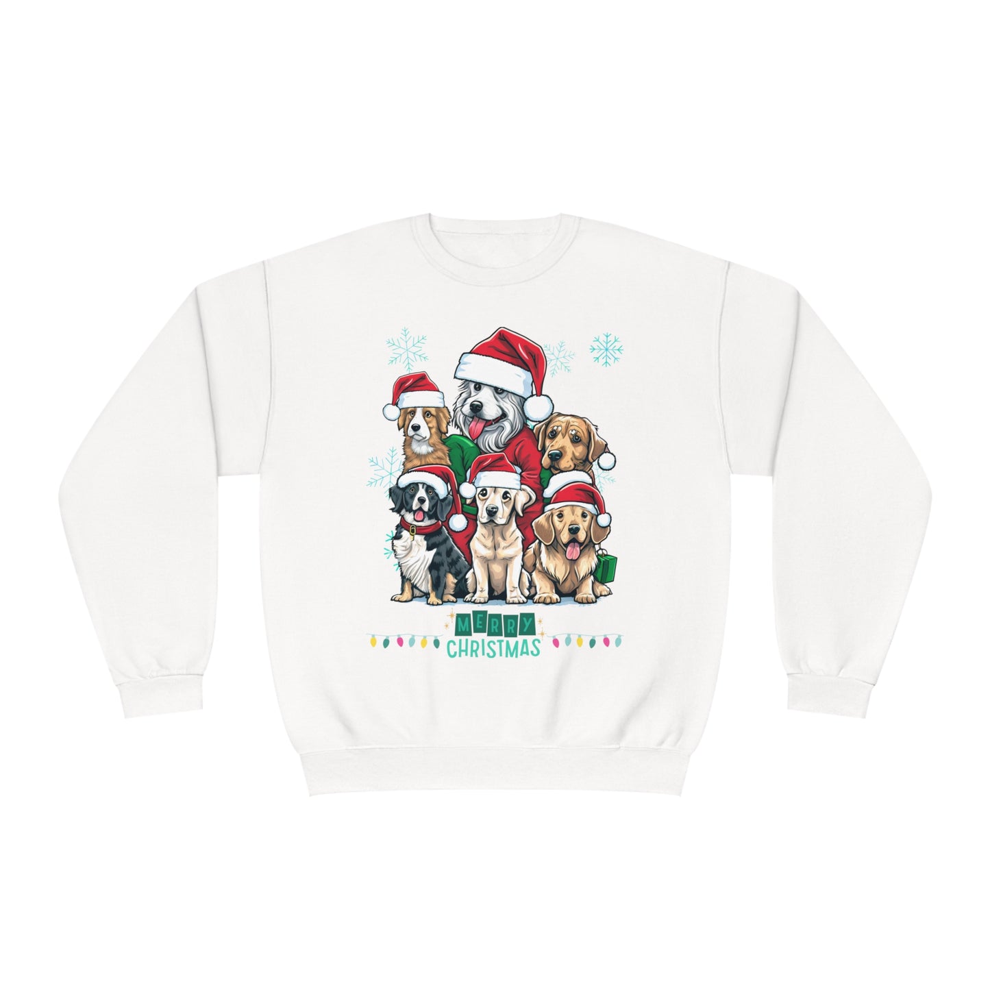 Merry Christmas Doggos NuBlend® Crewneck Sweatshirt