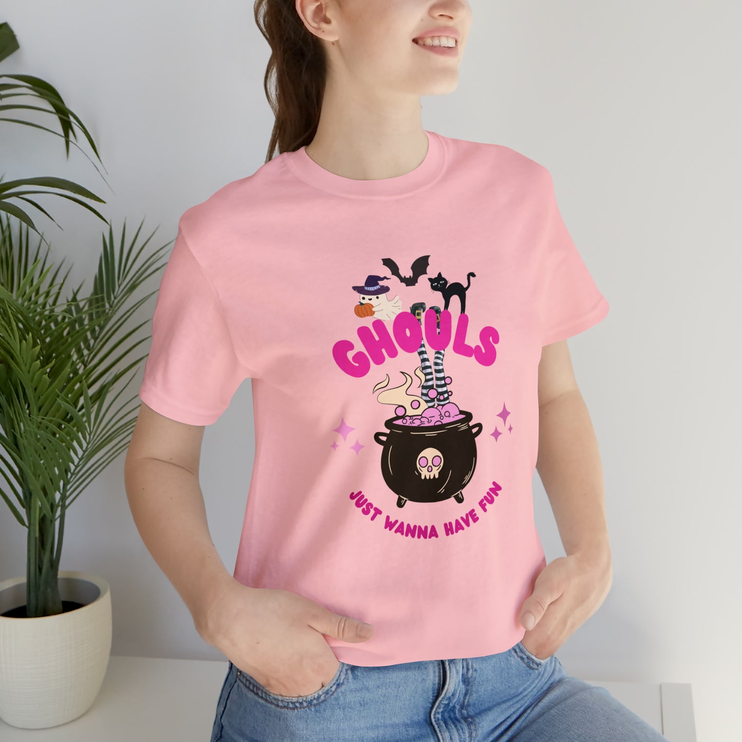 Ghouls just want to have fun Jersey Short Sleeve Tee