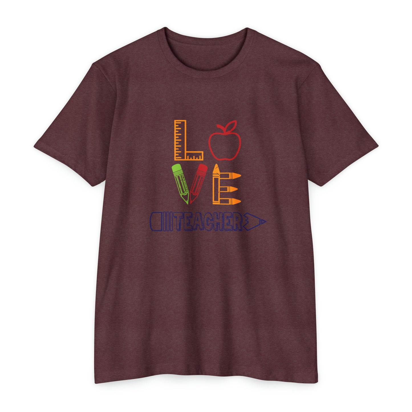 LOVE teacher Jersey T-shirt