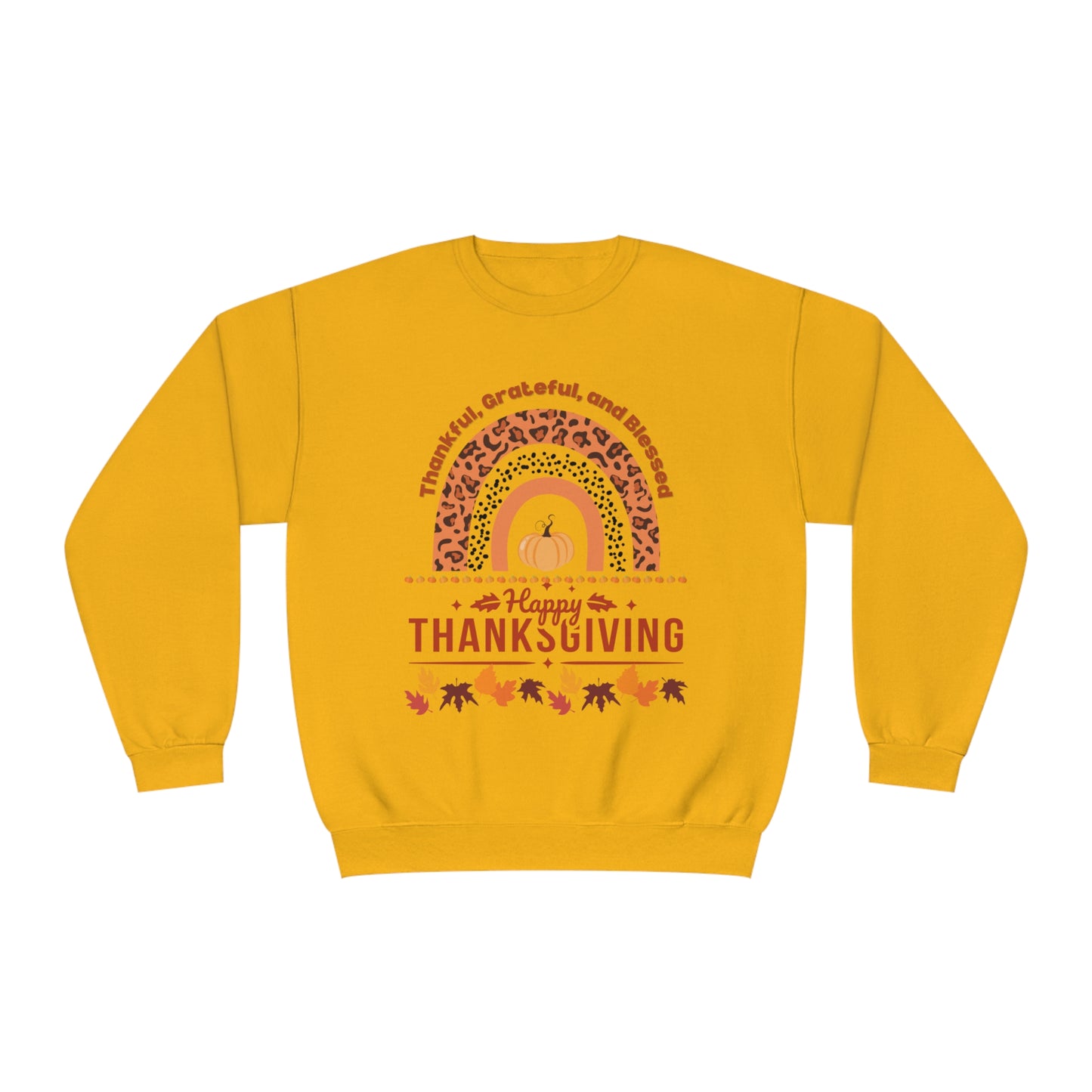 Happy Thanksgiving NuBlend® Crewneck Sweatshirt