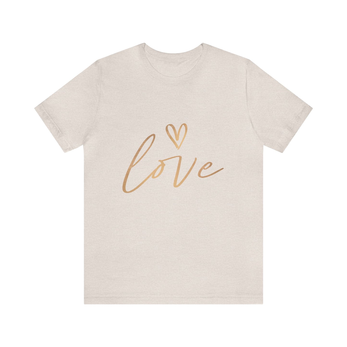 Love GOLD Unisex Jersey Short Sleeve Tee