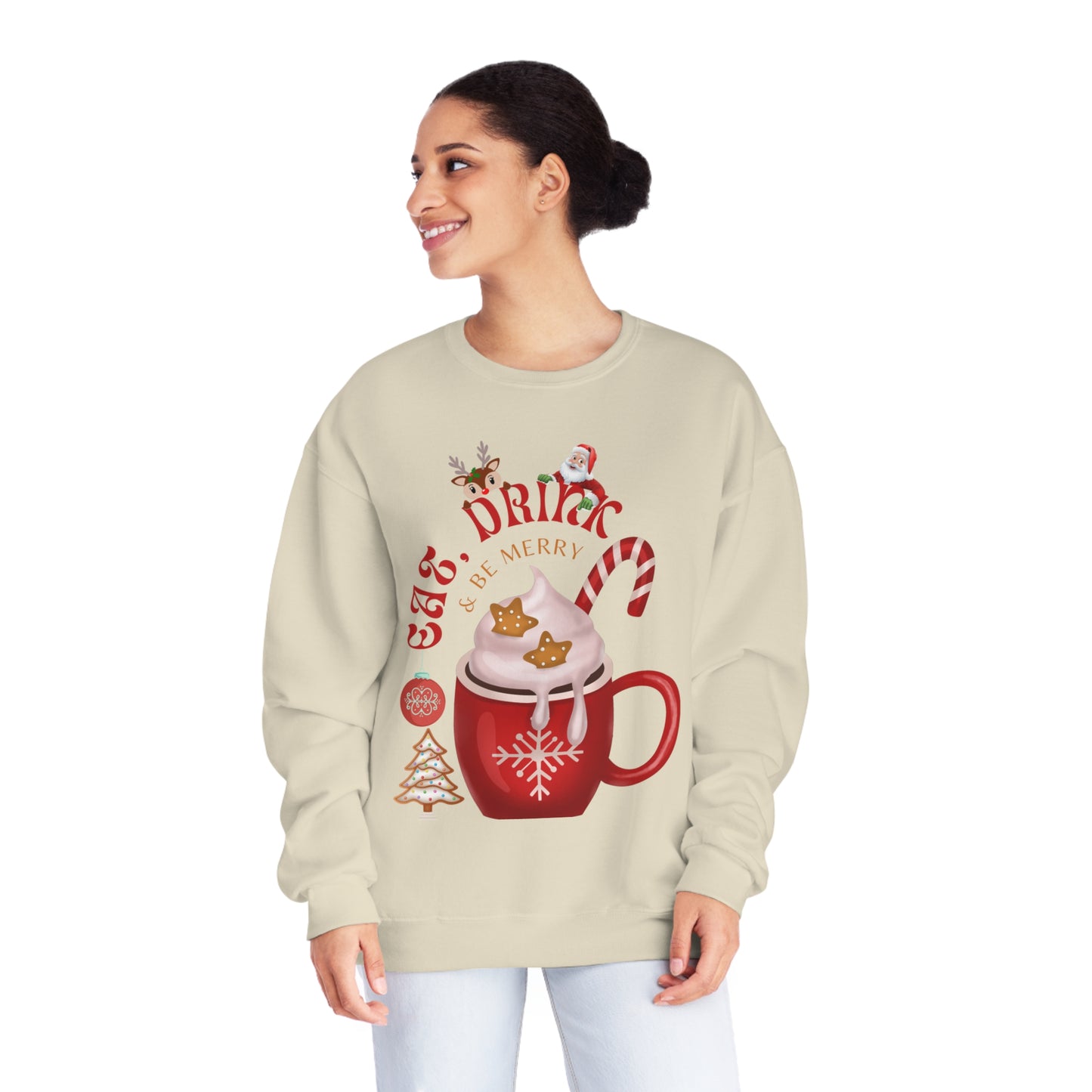 eat drink & be merry NuBlend® Crewneck Sweatshirt