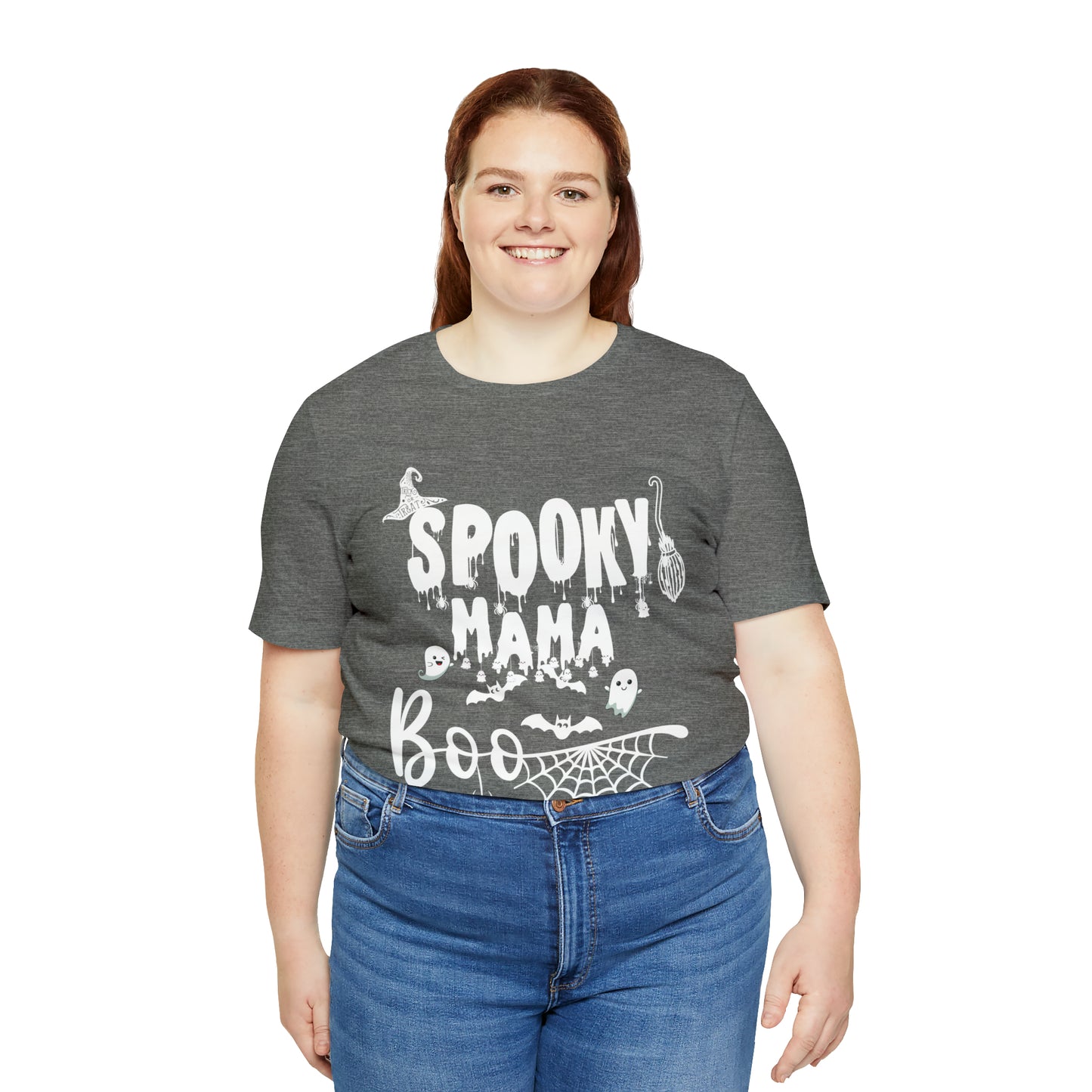 Spooky Mama Jersey Short Sleeve Tee