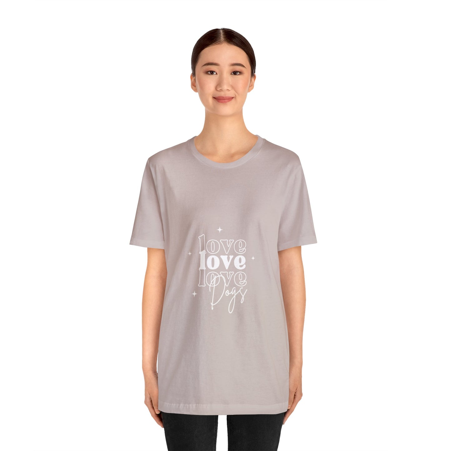 Love Love Love Dogs Unisex Jersey Short Sleeve Tee