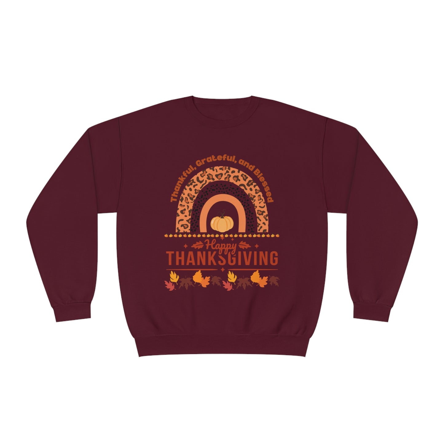 Happy Thanksgiving NuBlend® Crewneck Sweatshirt