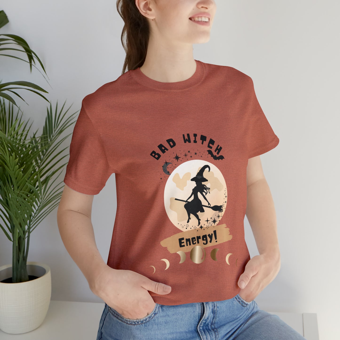 Bad Witch Energy Jersey Short Sleeve Tee