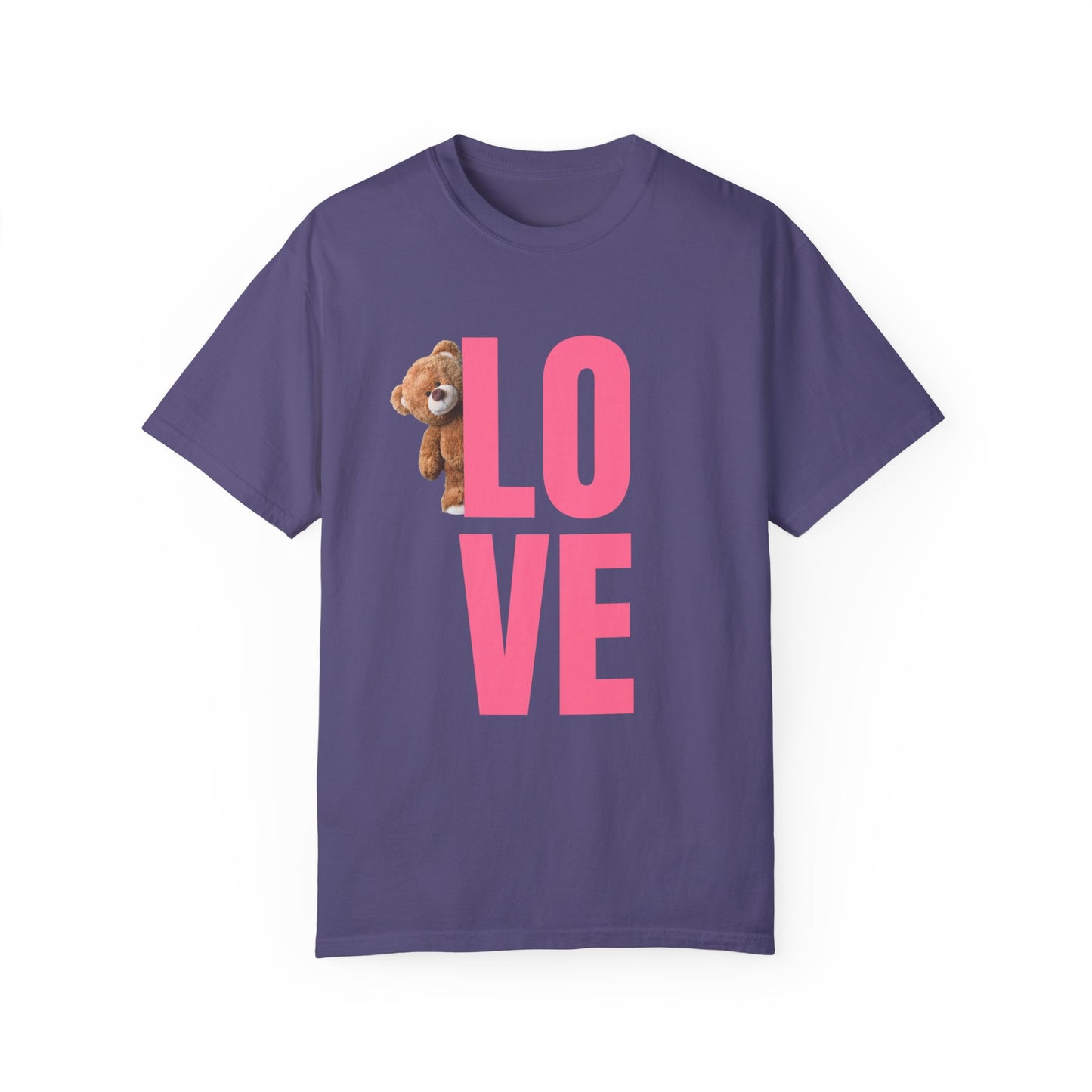 LOVE Bear Unisex Garment-Dyed T-shirt