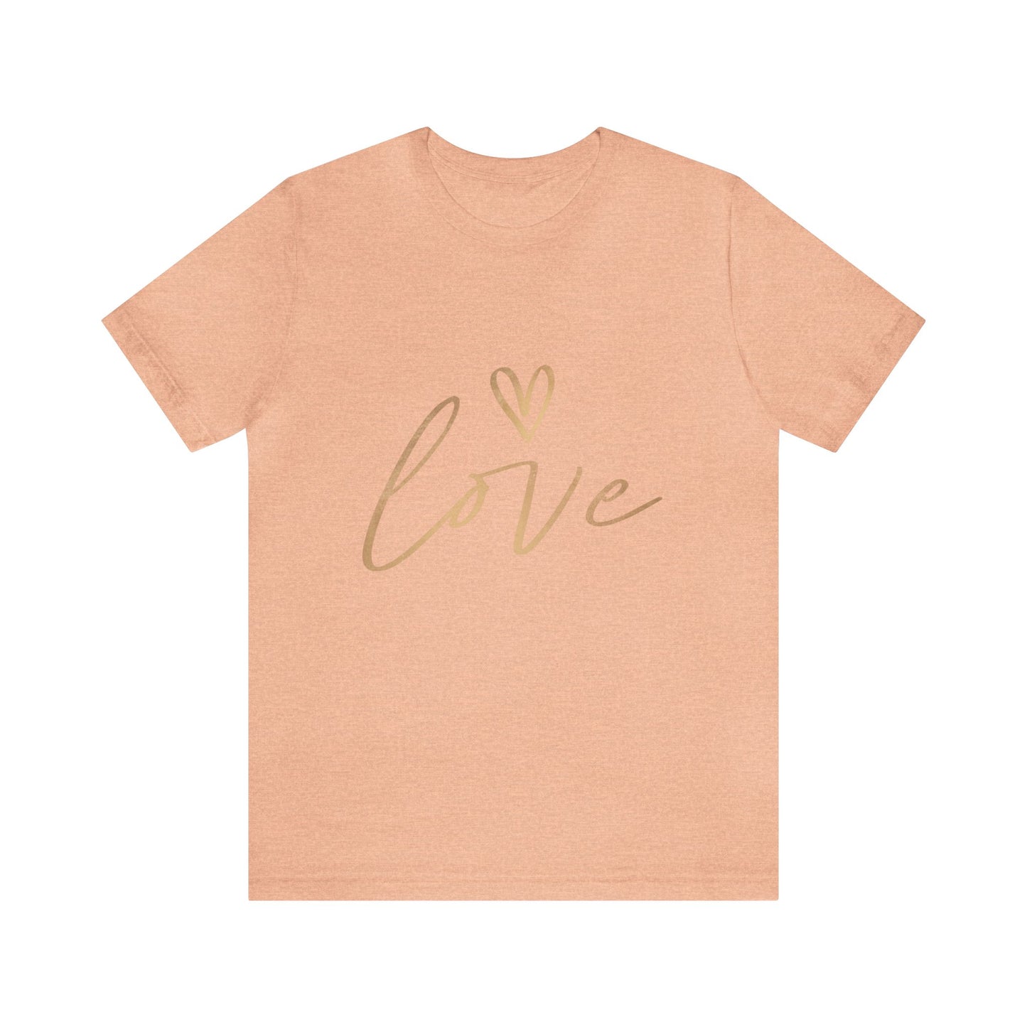 Love GOLD Unisex Jersey Short Sleeve Tee