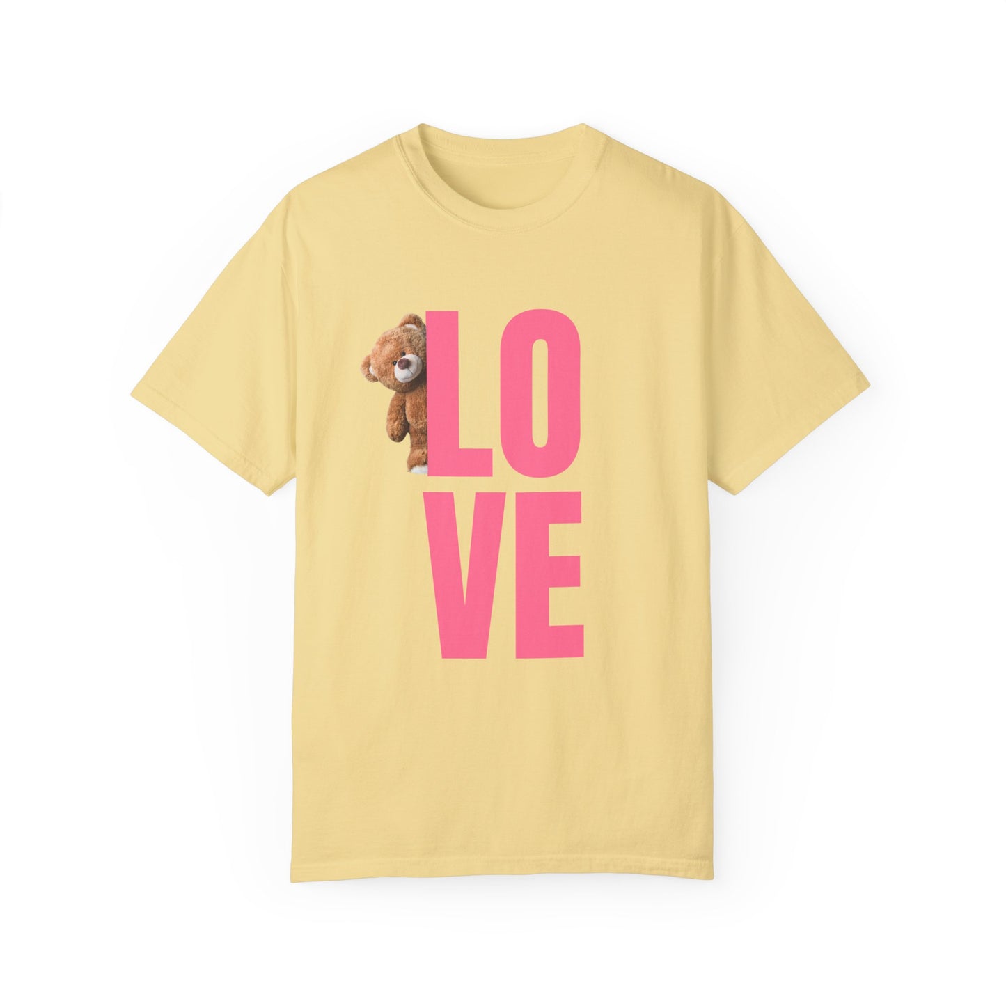 LOVE Bear Unisex Garment-Dyed T-shirt