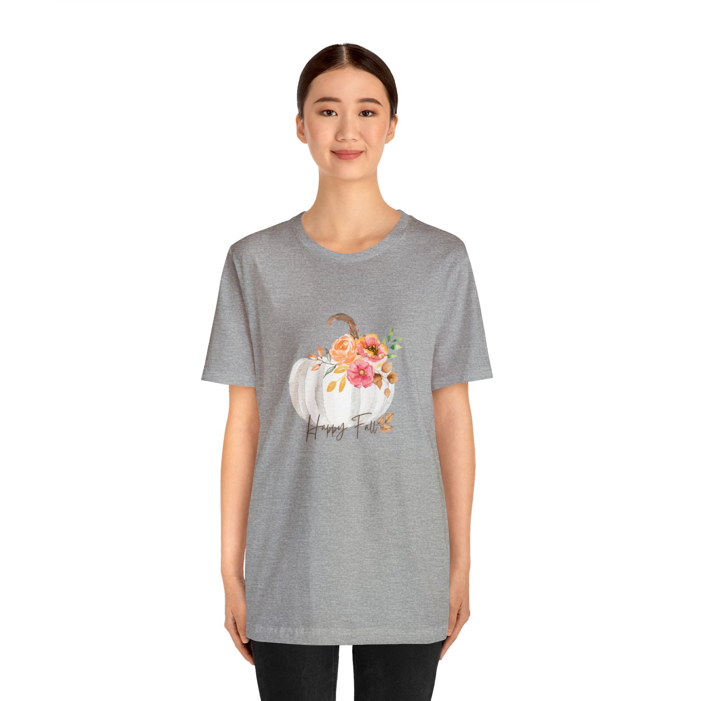 Happy Fall Pumpkin Jersey Short Sleeve Tee