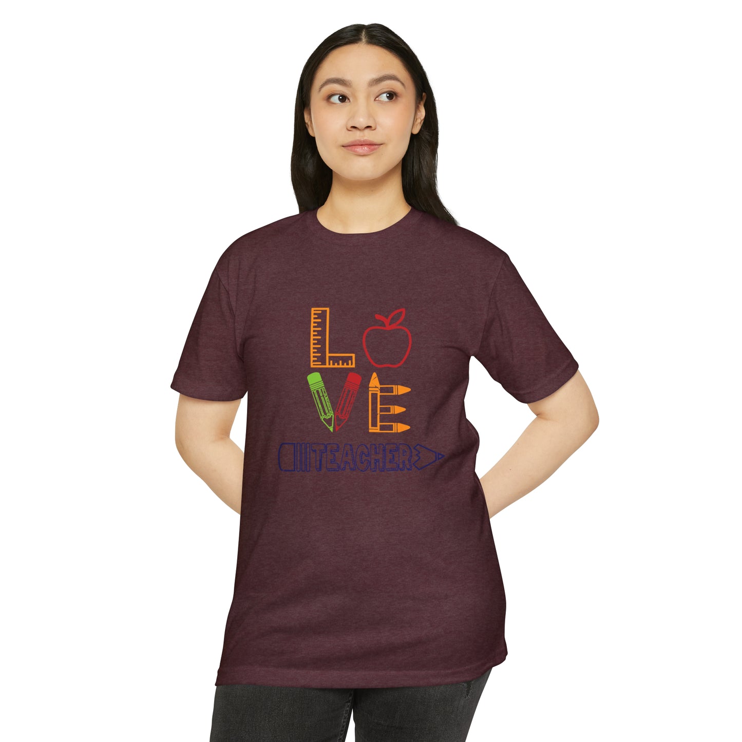 LOVE teacher Jersey T-shirt